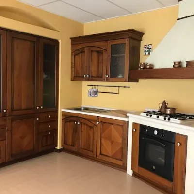 Cucina ad angolo classica Tiffany Arrex a prezzo ribassato