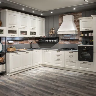 Cucina ad angolo country Twenty Diotti.com a prezzo scontato