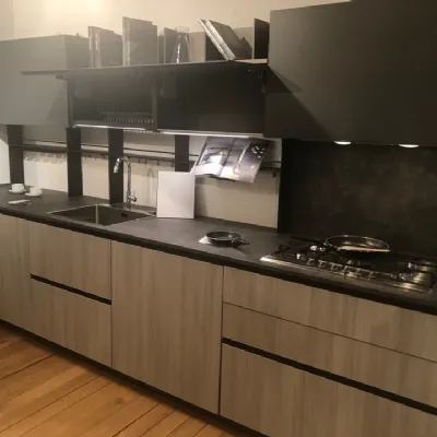 Cucina ad angolo in melaminico a prezzo ribassato 55%
