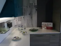 Cucina ad angolo moderna Mood Scavolini a prezzo ribassato