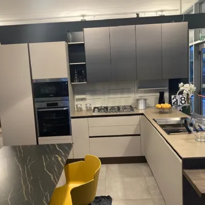 Cucina ad angolo Modula line Febal con uno sconto vantaggioso