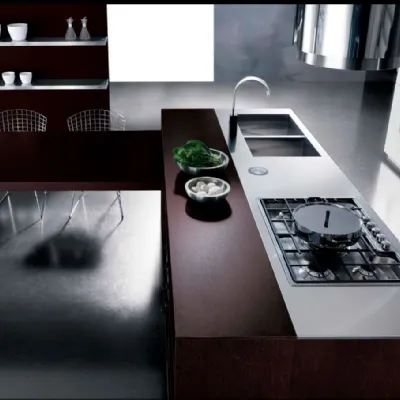 Cucina ad isola moderna Manhattan Composit a prezzo ribassato