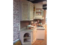 Cucina altri colori country con penisola Effetto muro  Artigianale scontata