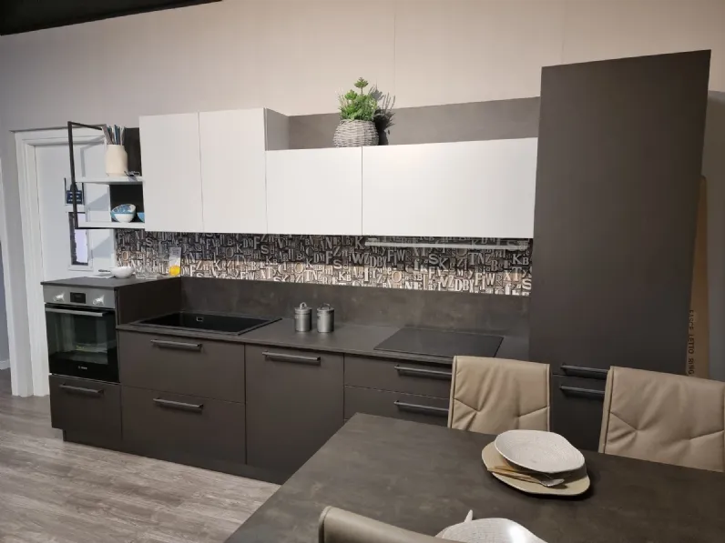 Cucina altri colori moderna lineare New domino Prima cucine