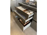 Cucina antracite industriale ad isola Factory Aster cucine in Offerta Outlet