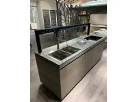 Cucina antracite moderna ad isola Genius loci Valcucine