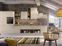 Cucina antracite moderna lineare Modello gold Mobilificio bellutti