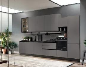 Cucina grigio moderna lineare Easy promo Ar-due a soli 5999€