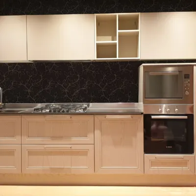 Cucina Itaca classica bianca lineare Arredo3 scontata 70%