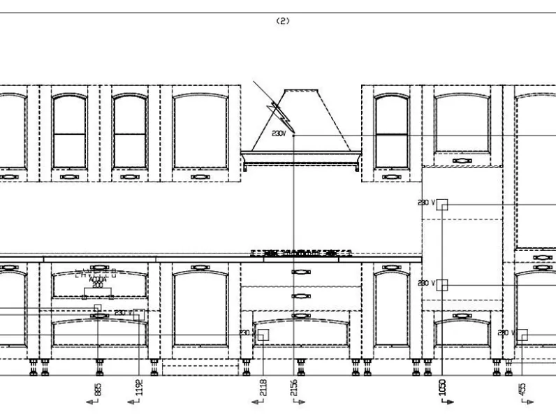 CUCINA Arredo3 lineare Classica SCONTATA