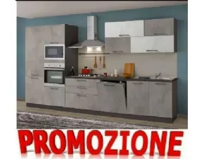 Cucina lineare Cucina kira cm 360 h 216 Artigianale con un ribasso vantaggioso