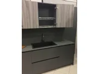 Cucina Astra modello Zen con piano in quarzo completa di elettrodomestici Electrolux