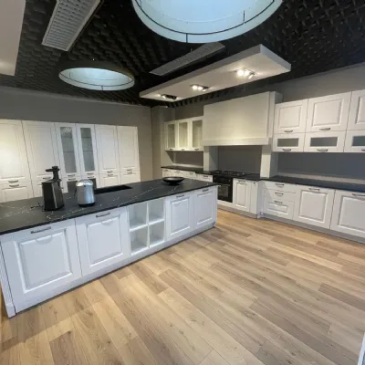 Cucina bianca classica ad isola Olivia Arrex a soli 15980€