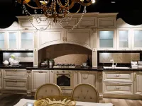 Cucina bianca classica lineare Pantheon Lube cucine a soli 20800