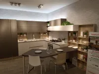 Cucina bianca design con penisola Start j Veneta cucine