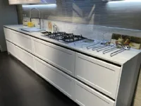 Cucina bianca design lineare Frame Snaidero