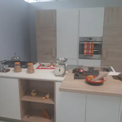Cucina bianca moderna ad isola Oslo Gicinque cucine