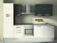 Cucina bianca moderna lineare Cosmo Arrex