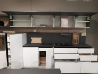 Cucina bianca moderna lineare Look Snaidero