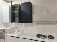 Cucina bianca moderna lineare Pet bianca Imab