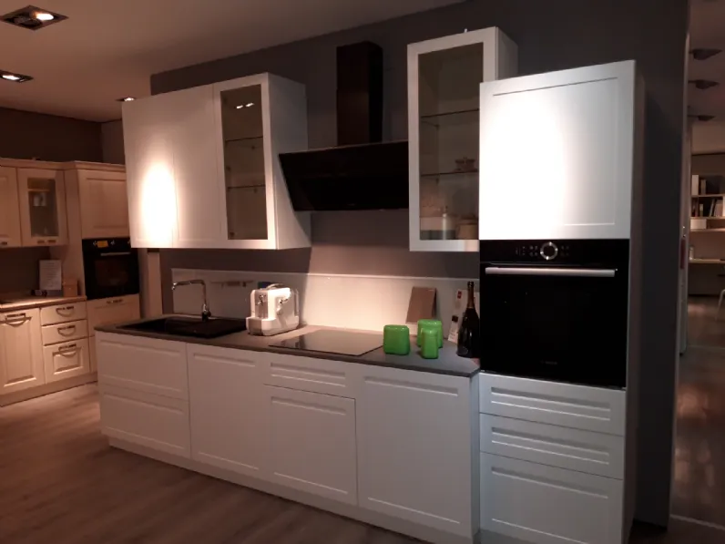 Cucina Carattere design bianca lineare Scavolini