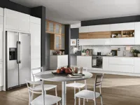 Cucina bianca design lineare Isla Colombini casa in offerta
