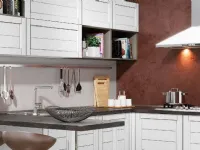 Cucina con penisola Cucina shabby line chic white in offerta convenienza Nuovi mondi cucine con uno sconto vantaggioso