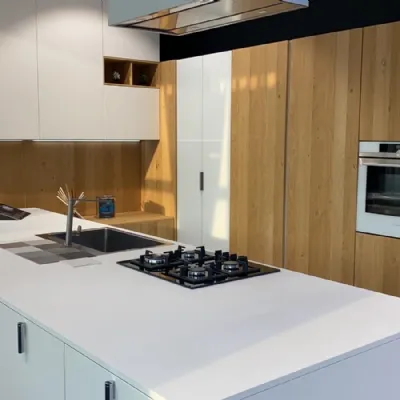 Cucina con penisola design 1g Artigianale a prezzo ribassato