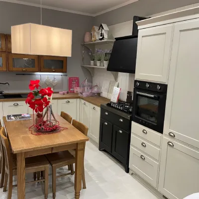 Cucina country bianca Scavolini ad angolo Favilla a soli 11040€