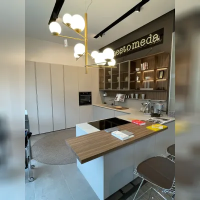 Cucina design grigio Ernestomeda ad angolo Sign a soli 22900€