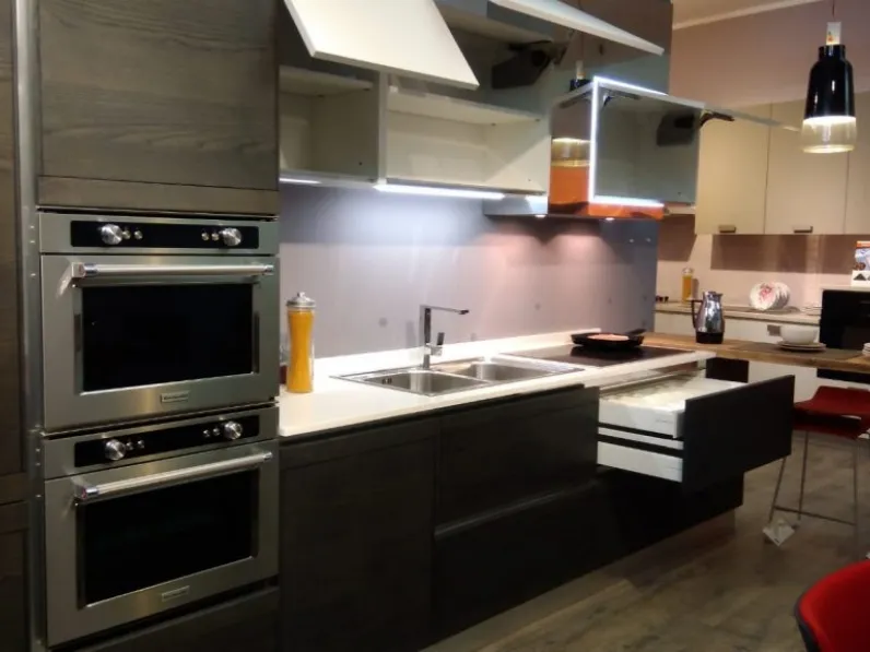 Cucina design lineare Ar-tre Zoe a prezzo scontato