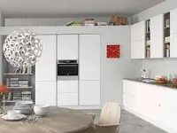 Cucina bianca moderna lineare Seta 3 Essebi a soli 10800