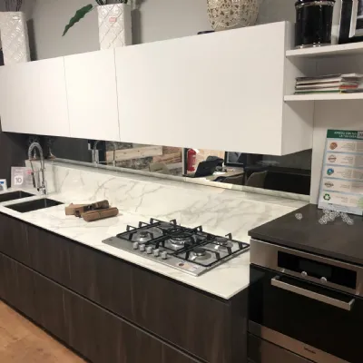 Cucina bianca moderna lineare Expo Artigianale a soli 9803€