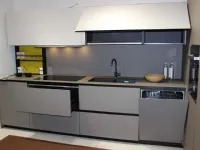 Cucina grigio design ad angolo Copatlife 3.1 fenix anta 30 Copat cucine