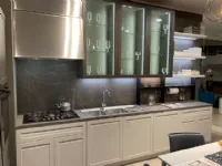 Cucina grigio design lineare Carattere Scavolini in Offerta Outlet