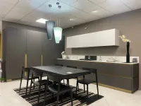 Cucina grigio moderna ad angolo Delinea Scavolini a soli 11000