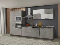 Cucina grigio moderna lineare Cucina mod.filo in ecoresina di ar-tre cucine in promo sconto del 35% Ar-tre a soli 6790