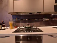 Cucina grigio moderna lineare Maya Stosa cucine in Offerta Outlet