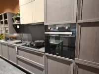 Cucina grigio moderna lineare Sa 182 newport Prezioso in Offerta Outlet