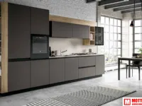Cucina lineare moderna Torino Mottes selection a prezzo scontato