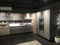 Cucina Immagina moderna grigio ad angolo Lube cucine