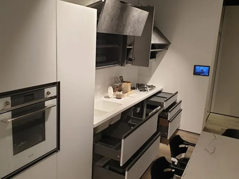 Cucina Immagina plus moderna bianca lineare Lube cucine