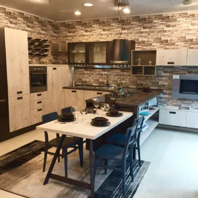 Cucina in laminato materico Creo a PREZZI OUTLET