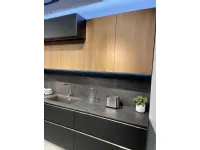 Cucina altri colori moderna ad isola Lounge vetro opaco Veneta cucine in offerta