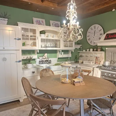 Cucina inglese ad angolo Marchi cucine Old engl kap  a prezzo ribassato
