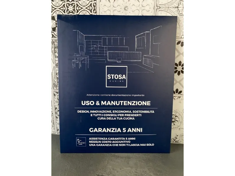 Cucina lineare design Infinity Stosa a prezzo ribassato