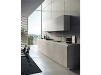 Cucina lineare design grigio Antares K18 a soli 10698