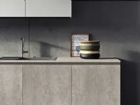 Cucina lineare design grigio Antares K18 a soli 10698