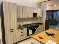 Cucina lineare in laminato materico altri colori Brio a prezzo scontato