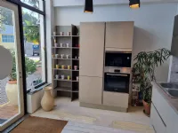 Cucina lineare in laminato opaco grigio Malta a prezzo scontato